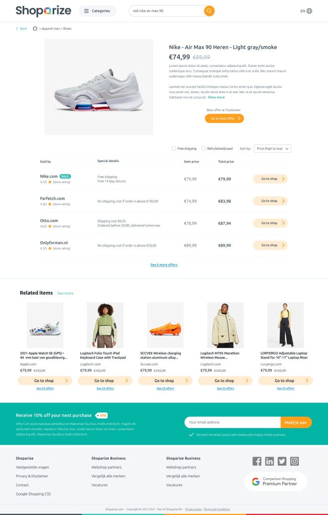 Find the cheapest place to buy, including shipping.