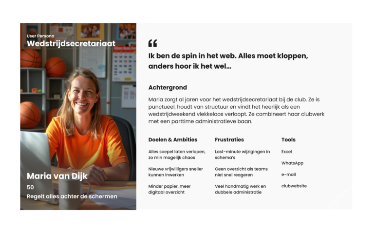 A real-world persona grounded in lived experience, not assumptions.